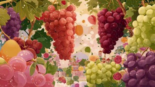 缤纷葡萄梦幻水果世界