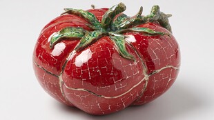 番茄造型陶瓷储物罐