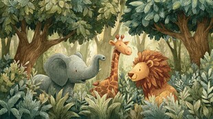 森林中的动物伙伴们