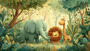 森林中的动物伙伴们