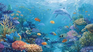 梦幻海底世界的奇妙景象