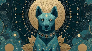 神秘蓝犬的奇幻图腾世界