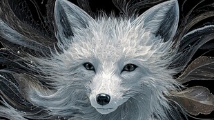 银狐肖像 灵动飘逸的瞬间