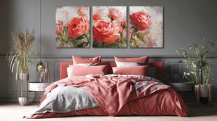 浪漫玫瑰主题温馨卧室