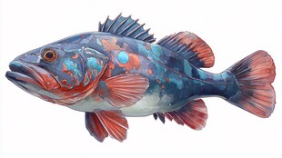 多彩斑斓的艺术风观赏鱼