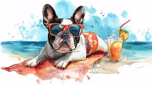 法斗海滩度假惬意时光