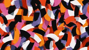 抽象多彩几何图案背景