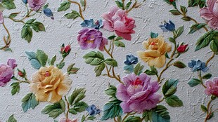 复古花卉墙纸图案设计