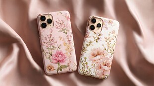 浪漫花卉风手机壳展示