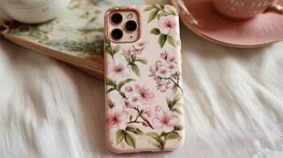 花卉图案手机壳 清新雅致