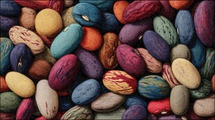 多彩奇形豆 视觉盛宴