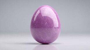 紫色玉石蛋