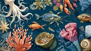 海洋生物缤纷海底世界