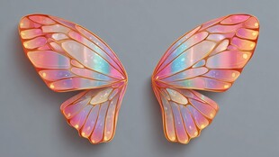 梦幻炫彩蝴蝶翅膀