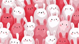 可爱兔子大集合