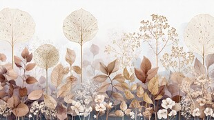 复古风植物花卉装饰画