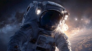 太空漫步的宇航员