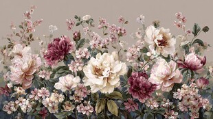 繁花锦簇花卉装饰画