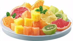 缤纷水果拼盘 清新诱人
