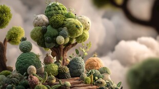 梦幻绿植微景奇幻世界