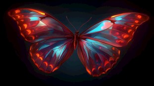 梦幻炫彩蝴蝶 灵动之美