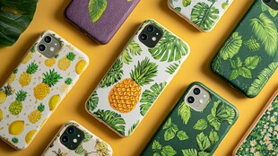 多彩水果植物风手机壳展示