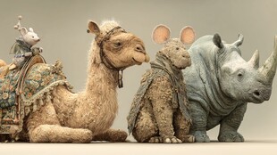 动物角色排排坐