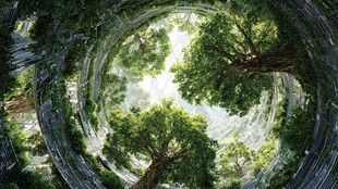 奇幻森林全景微缩景观