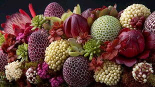 缤纷多彩的独特花卉组合