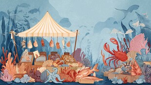 海底集市 海洋生物的奇妙商铺