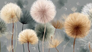 梦幻蒲公英 轻柔的自然之美