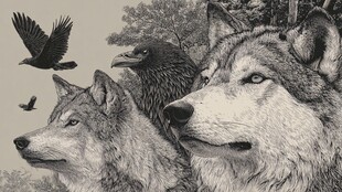 群狼与飞鸟的野性图景