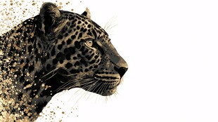 豹影斑驳 野性之美