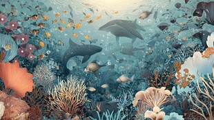 梦幻海底世界的奇妙景观