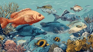 缤纷海底世界的多彩鱼类