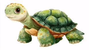 可爱卡通小乌龟形象