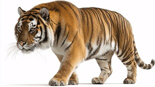 行走的斑斓猛虎