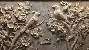 花鸟浮雕艺术精美之作