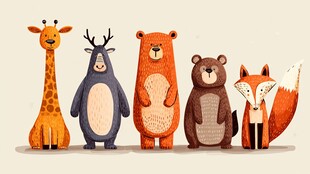 可爱动物们的欢乐大集合