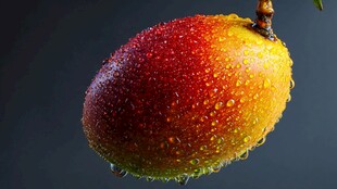 水滴红芒 诱人鲜果风采