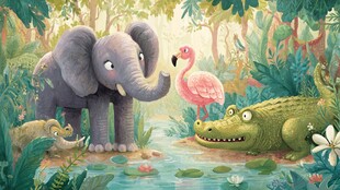 丛林中可爱的动物们