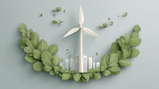 风力发电与城市的绿色融合