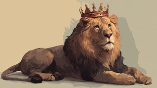 王冠雄狮 王者风范尽显