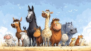 动物大集合 可爱又有趣