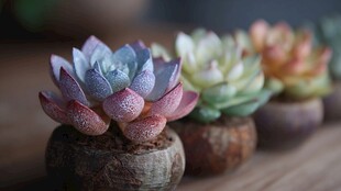 多彩多肉植物 萌态十足