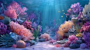 梦幻海底珊瑚世界