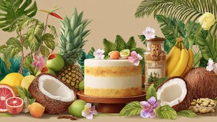 热带风情水果蛋糕盛宴