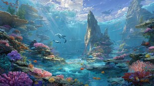 梦幻海底奇幻景观世界