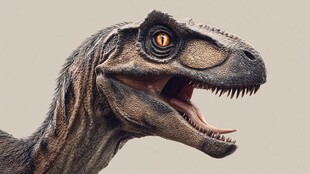 凶猛暴龙头部特写