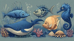 海底动物大集合